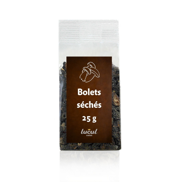 Bolets séchés en lamelles - 25 g