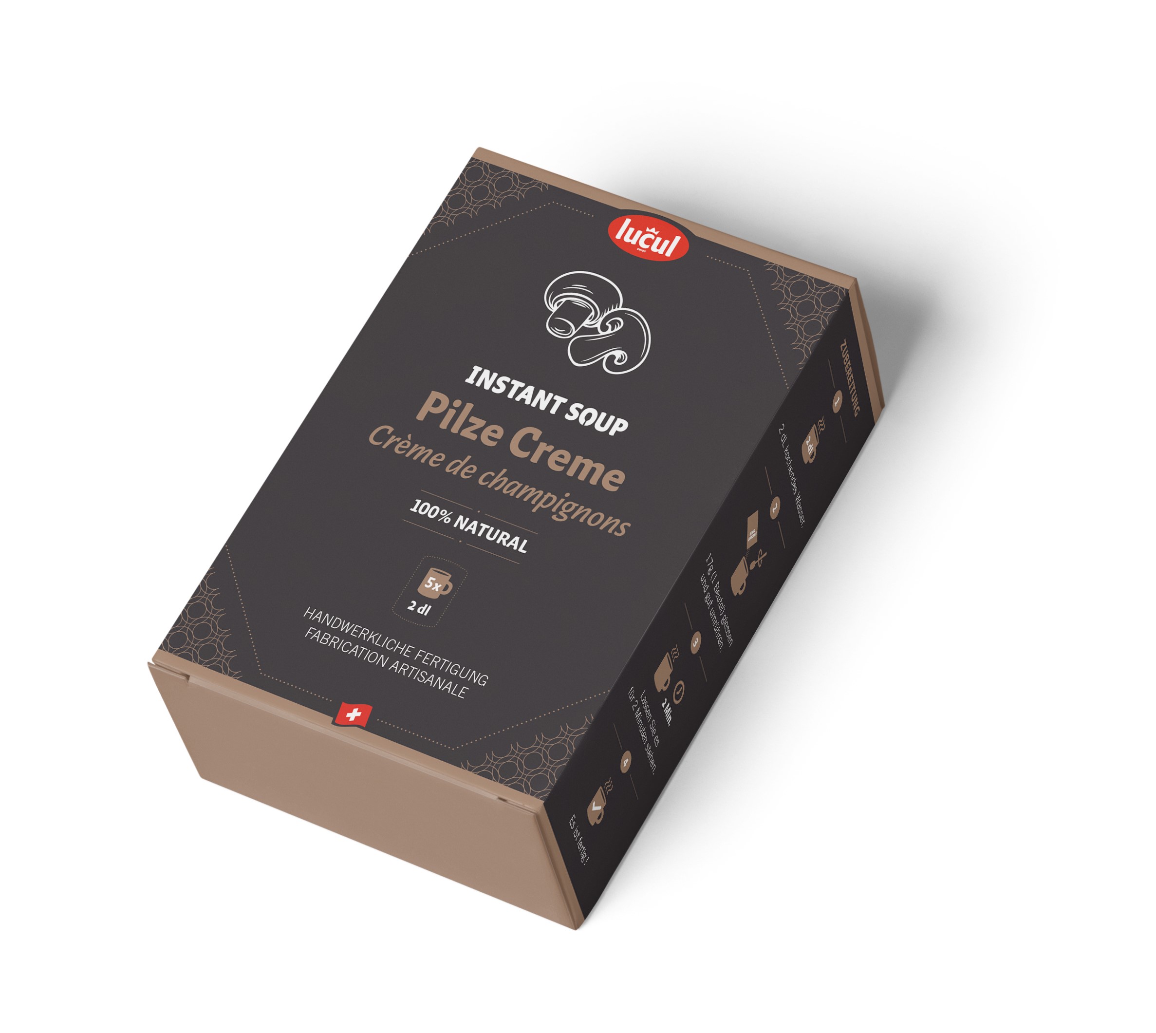 Instant soup crème de champignons 5x2dl