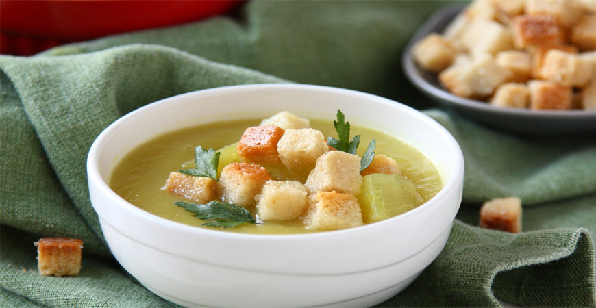 Potage de truite à la crème