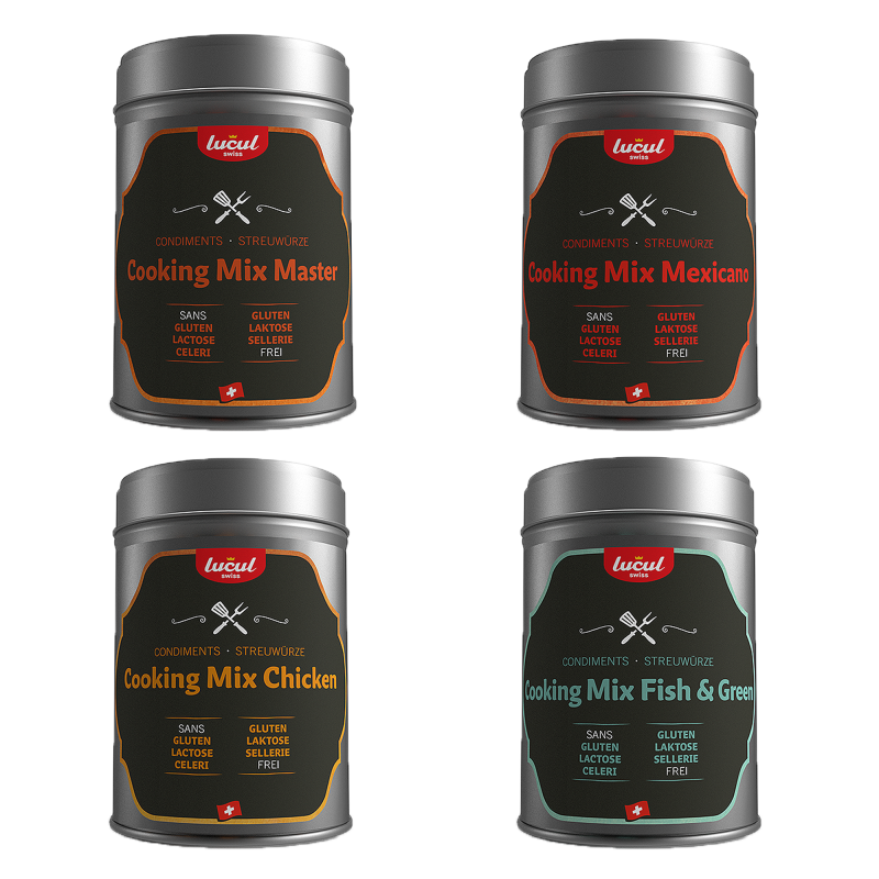 Pack de 4 Cooking