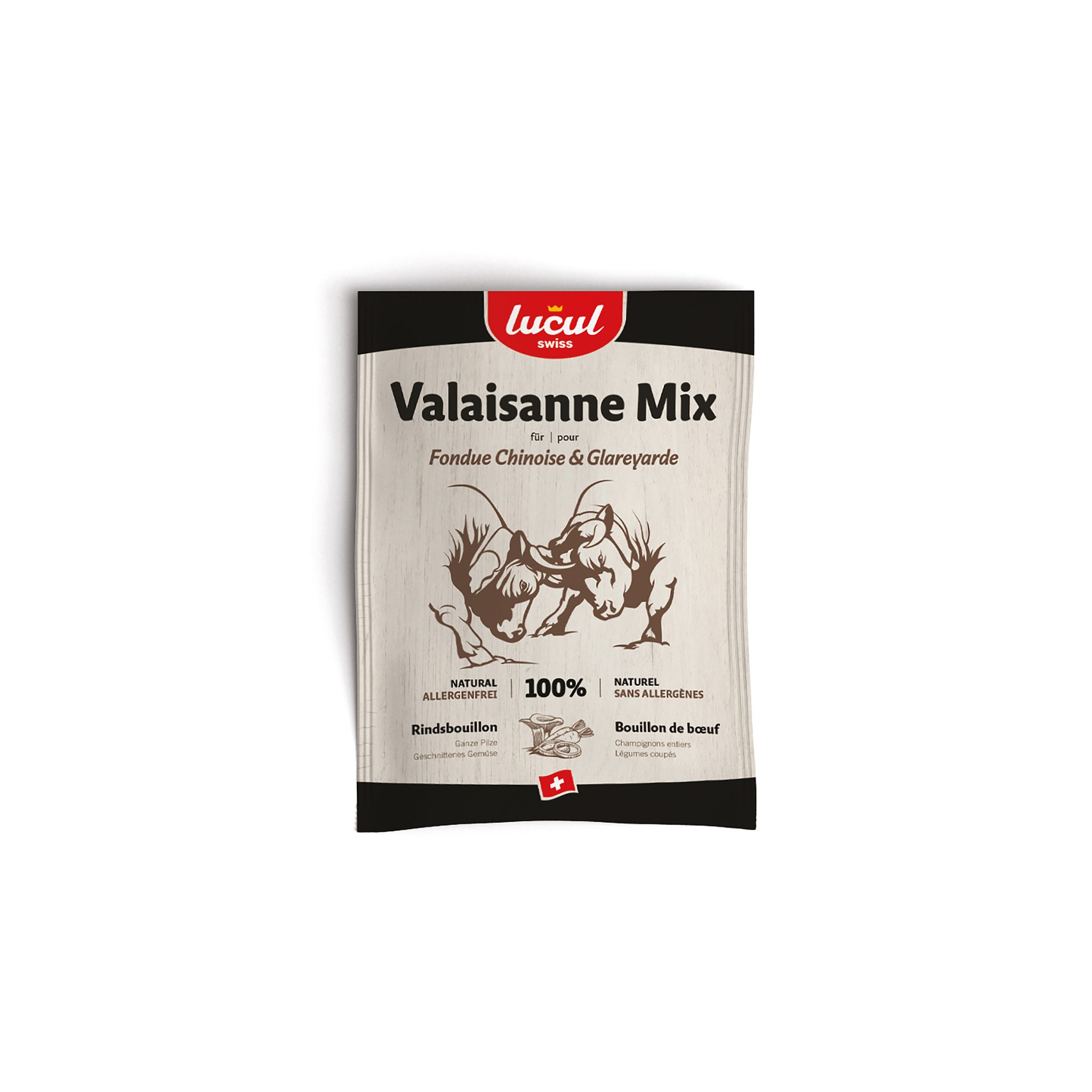 Bouillon pour fondue Chinoise et Glareyarde VALAISANNE MIX 49 g