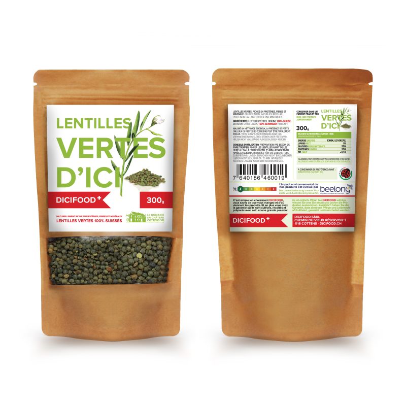 lentilles vertes