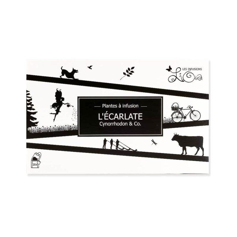 Infusion Lioba L’écarlate – Cynorrhodon & Co - boîte de 20 sachets