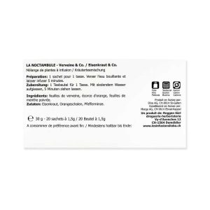 Infusion Lioba La noctambule – Verveine & Co. - boîte de 20 sachets