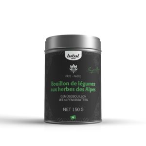 Duo bouillons "Inspiration" - Gemüse mit Alpenkräutern - Wald-Rindfleisch mit Steinpilzen"Inspiration"- Paste - 2 x 150 g
