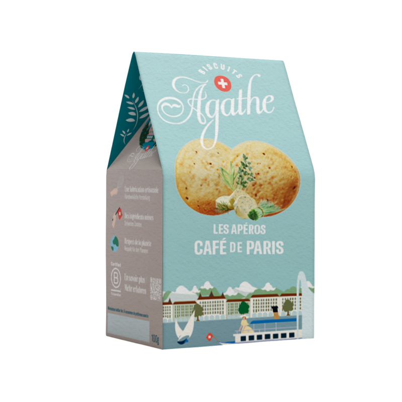Biscuits apéro au beurre café de paris